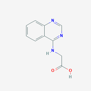 molecular formula C10H9N3O2 B1584633 (Quinazolin-4-ylamino)acetic acid CAS No. 55040-11-4