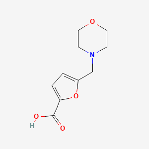 molecular formula C10H13NO4 B1584653 5-Morpholin-4-ylmethyl-furan-2-carboxylic acid CAS No. 26095-36-3