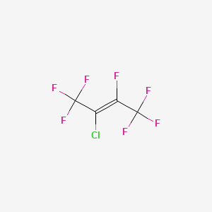 molecular formula C4ClF7 B1584656 3-Chloroheptafluoro-2-butene CAS No. 434-41-3