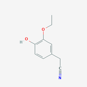 molecular formula C10H11NO2 B1584660 3-乙氧基-4-羟基苯乙腈 CAS No. 205748-01-2