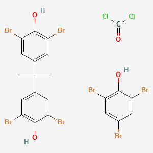 Carbonic dichloride, polymer with 4,4'-(1-methylethylidene)bis(2,6-dibromophenol), bis(2,4,6-tribromophenyl) ester