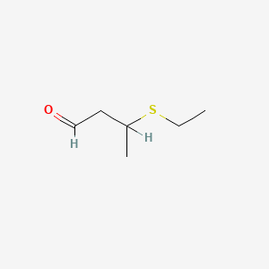 molecular formula C6H12OS B1584667 3-(Ethylthio)butanal CAS No. 27205-24-9
