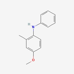 molecular formula C14H15NO B1584671 4-methoxy-2-methyl-N-phenylaniline CAS No. 41317-15-1