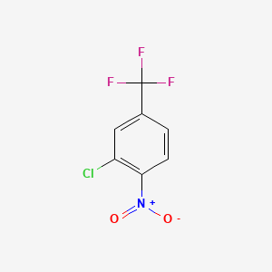 molecular formula C7H3ClF3NO2 B1584673 2-Chloro-1-nitro-4-(trifluoromethyl)benzene CAS No. 402-11-9