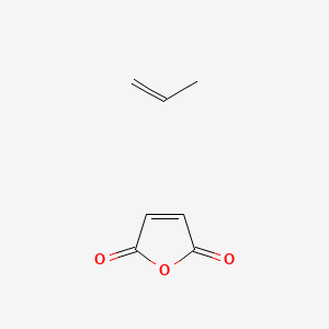 molecular formula C7H8O3 B1584680 Furan-2,5-dione;prop-1-ene CAS No. 25722-45-6