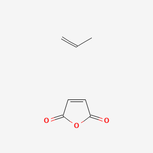 molecular formula C7H8O3 B1584680 2,5-Furandione, polymer with 1-propene CAS No. 25722-45-6
