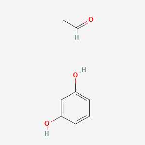 Acetaldehyde, polymer with 1,3-benzenediol