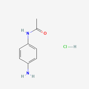 molecular formula C8H11ClN2O B1584684 Acetamide, N-(4-aminophenyl)-, monohydrochloride CAS No. 43036-07-3