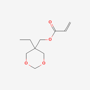 molecular formula C10H16O4 B1584687 (5-乙基-1,3-二氧六环-5-基)甲基丙烯酸酯 CAS No. 66492-51-1