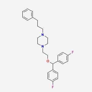 molecular formula C28H32F2N2O B1584691 Vanoxerine CAS No. 67469-69-6