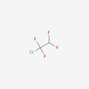 molecular formula C2HClF4 B1584695 1-Chloro-1,1,2,2-tetrafluoroethane CAS No. 354-25-6