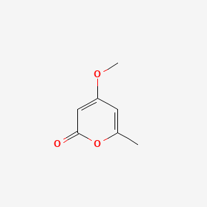 molecular formula C7H8O3 B1584697 4-甲氧基-6-甲基-2H-吡喃-2-酮 CAS No. 672-89-9