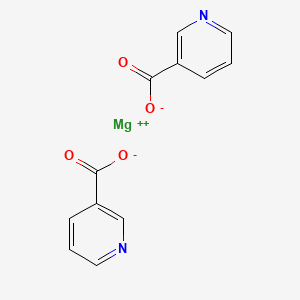 molecular formula C12H8MgN2O4 B1584705 3-Pyridinecarboxylic acid magnesium salt CAS No. 7069-06-9