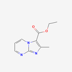 molecular formula C10H11N3O2 B1584707 Ethyl 2-methylimidazo[1,2-a]pyrimidine-3-carboxylate CAS No. 62772-70-7