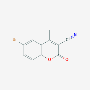 molecular formula C11H6BrNO2 B1584746 6-Bromo-3-cyano-4-methylcoumarin CAS No. 56394-22-0