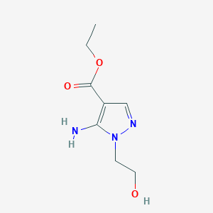 Ethyl 5-amino-1-(2-hydroxyethyl)-1H-pyrazole-4-carboxylate