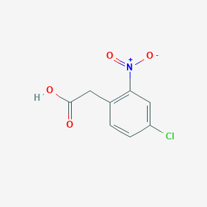 molecular formula C8H6ClNO4 B1584755 2-(4-chloro-2-nitrophenyl)acetic acid CAS No. 37777-71-2