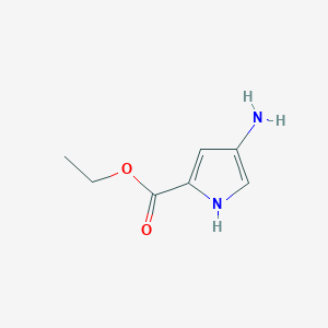 molecular formula C7H10N2O2 B1584756 Ethyl 4-amino-1H-pyrrole-2-carboxylate CAS No. 67318-12-1