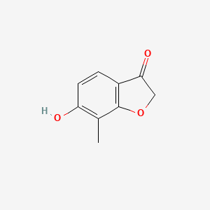 molecular formula C9H8O3 B1584766 6-hydroxy-7-methyl-1-benzofuran-3(2H)-one CAS No. 21861-22-3