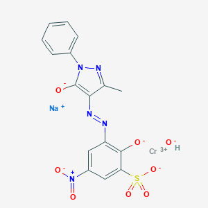 molecular formula C16H11CrN5O8S.Na<br>C16H11CrN5NaO8S B158478 Acidorange74 CAS No. 10127-27-2