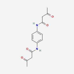 molecular formula C14H16N2O4 B1584785 Butanamide, N,N'-1,4-phenylenebis[3-oxo- CAS No. 24731-73-5