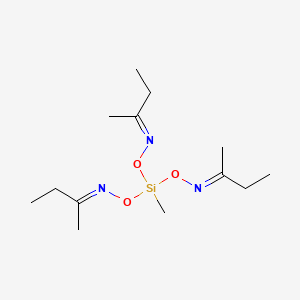 molecular formula C13H27N3O3Si B1584786 2-丁酮，O,O',O''-(甲基甲硅烷基)三肟 CAS No. 22984-54-9