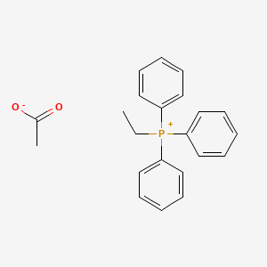 molecular formula C22H23O2P B1584800 Ethyltriphenylphosphonium acetate CAS No. 35835-94-0