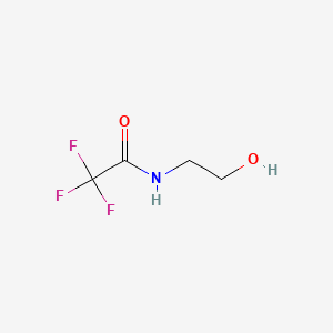 molecular formula C4H6F3NO2 B1584802 2,2,2-Trifluoro-N-(2-hydroxyethyl)acetamide CAS No. 6974-29-4