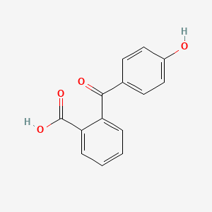 molecular formula C14H10O4 B1584810 2-(4-Hydroxybenzoyl)benzoic acid CAS No. 85-57-4