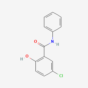 molecular formula C13H10ClNO2 B1584818 5-氯水杨酰苯胺 CAS No. 4638-48-6