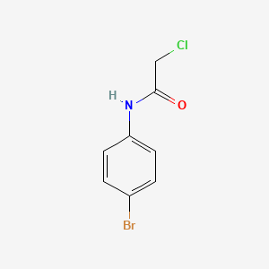 molecular formula C8H7BrClNO B1584826 N-(4-Bromophenyl)-2-chloroacetamide CAS No. 2564-02-5