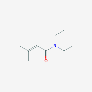 molecular formula C9H17NO B1584837 N,N-Diethyl-3-methyl-2-butenamide CAS No. 5411-63-2
