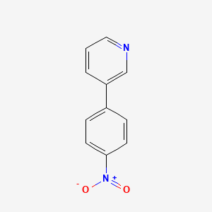 molecular formula C11H8N2O2 B1584840 3-(4-Nitrophenyl)pyridine CAS No. 4282-46-6