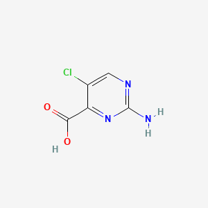 molecular formula C5H4ClN3O2 B1584849 2-Amino-5-chloropyrimidine-4-carboxylic acid CAS No. 45867-11-6