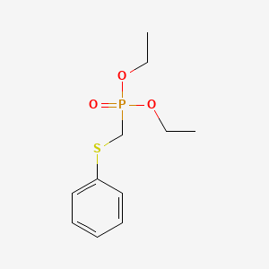 molecular formula C11H17O3PS B1584856 Diethyl(phenylthiomethyl)phosphonate CAS No. 38066-16-9