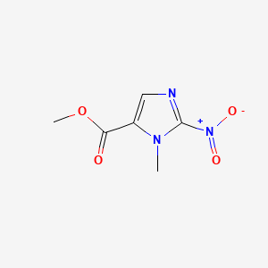 molecular formula C6H7N3O4 B1584864 Methyl 3-methyl-2-nitro-3H-imidazole-4-carboxylate CAS No. 40361-79-3
