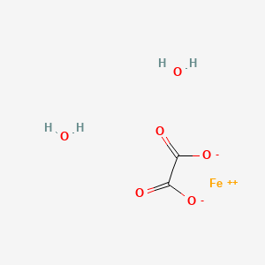 molecular formula C2H4FeO6 B1584876 Ferrous oxalate dihydrate CAS No. 6047-25-2