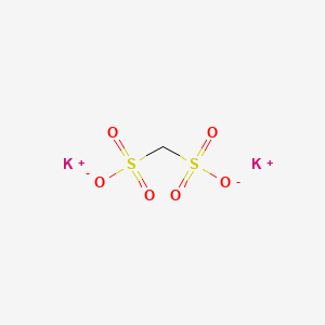 molecular formula CH4O6S2 B1584877 Dipotassium methanedisulfonate CAS No. 6291-65-2