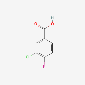 molecular formula C7H4ClFO2 B1584884 3-Chloro-4-fluorobenzoic acid CAS No. 403-16-7