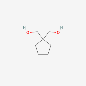 molecular formula C7H14O2 B1584895 CYCLOPENTANE-1,1-DIYLDIMETHANOL CAS No. 5763-53-1