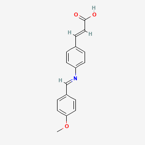 molecular formula C17H15NO3 B1584900 p-(Anisylideneamino)cinnamic acid CAS No. 25959-50-6