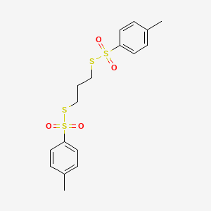 molecular formula C17H20O4S4 B1584901 Trimethylene di(thiotosylate) CAS No. 3866-79-3