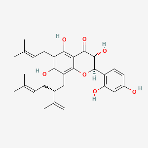 molecular formula C30H36O7 B1584907 Kushenol M CAS No. 101236-51-5