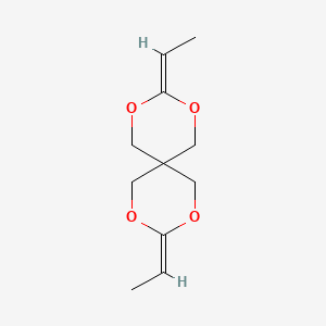 molecular formula C11H16O4 B1584913 3,9-Diethylidene-2,4,8,10-tetraoxaspiro[5.5]undecane CAS No. 65967-52-4