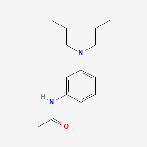 molecular formula C14H22N2O B1584920 n-[3-(Dipropylamino)phenyl]acetamide CAS No. 51732-34-4