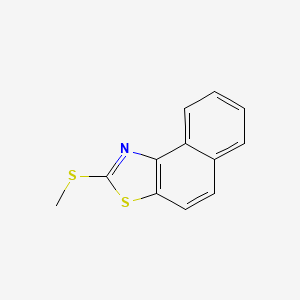 molecular formula C12H9NS2 B1584921 2-(Methylthio)-beta-naphthothiazole CAS No. 51769-43-8