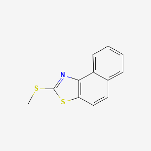 molecular formula C12H9NS2 B1584921 Naphtho[1,2-d]thiazole, 2-(methylthio)- CAS No. 51769-43-8