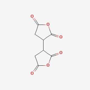 molecular formula C8H6O6 B1584927 [3,3'-联呋喃]-2,2',5,5'-四酮，四氢- CAS No. 4534-73-0