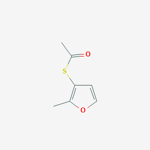 molecular formula C7H8O2S B1584930 3-(Acetylthio)-2-methylfuran CAS No. 55764-25-5
