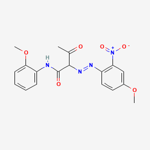 molecular formula C18H18N4O6 B1584935 Pigment yellow 65 CAS No. 6528-34-3